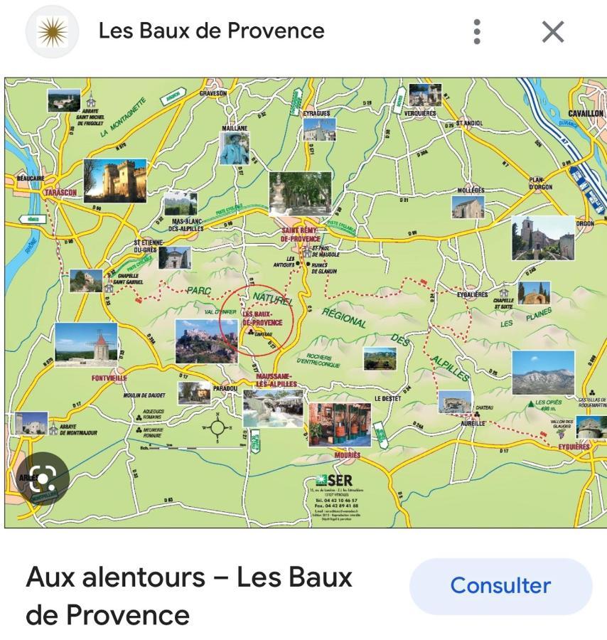 Lou Bonur Leilighet Les Baux-de-Provence Eksteriør bilde