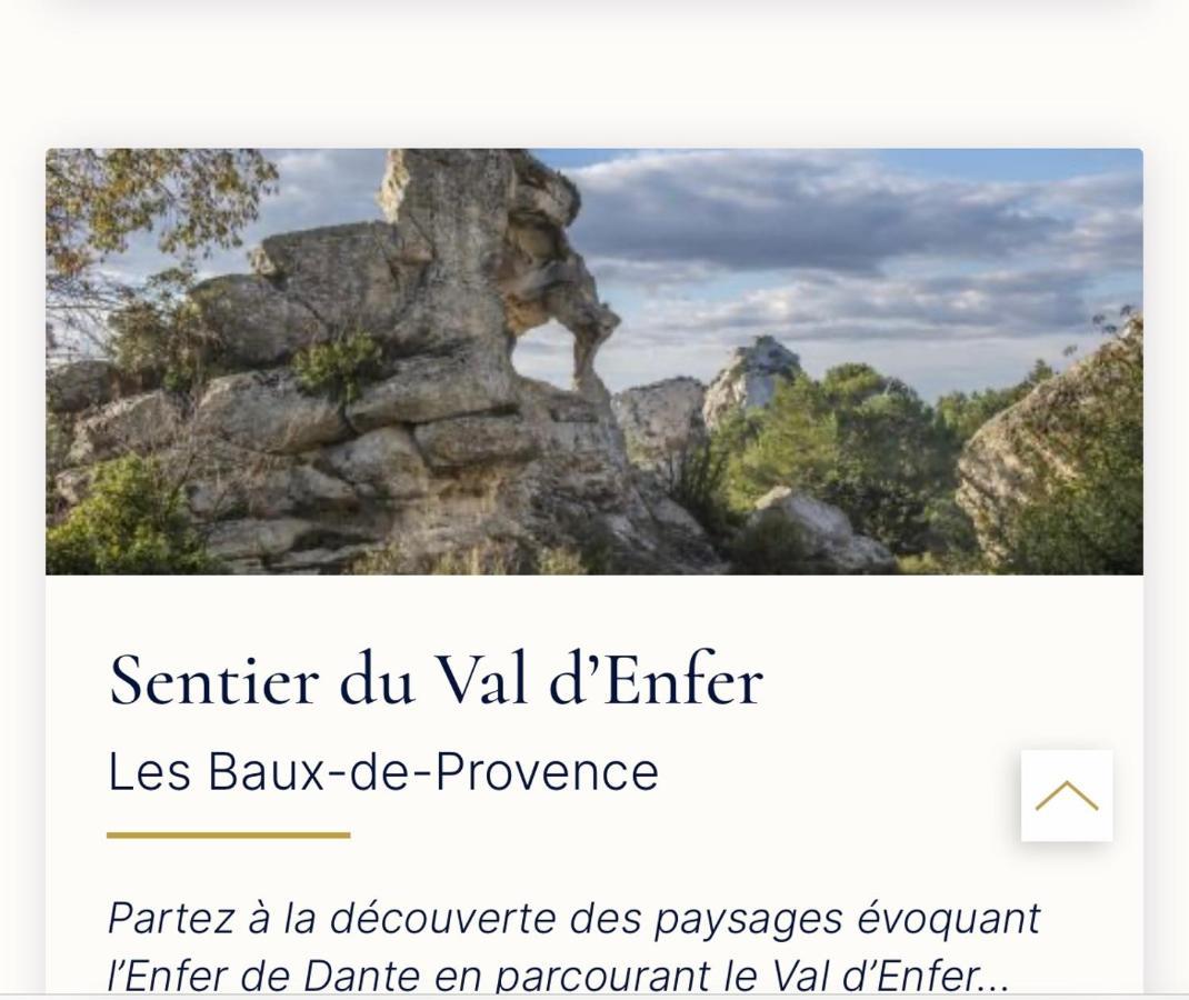 Lou Bonur Leilighet Les Baux-de-Provence Eksteriør bilde