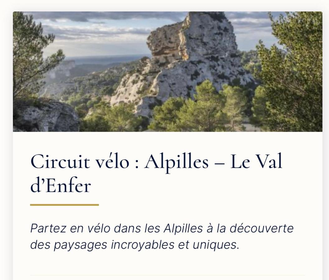 Lou Bonur Leilighet Les Baux-de-Provence Eksteriør bilde